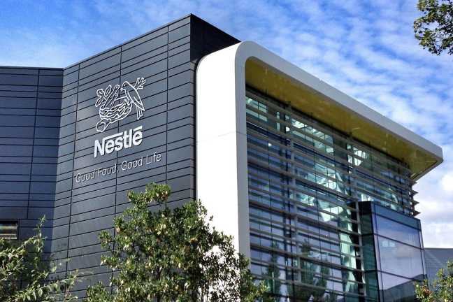 Nestle general building with logo