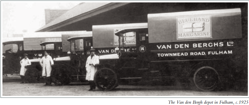 1925, Van den Bergh depot in Fulham