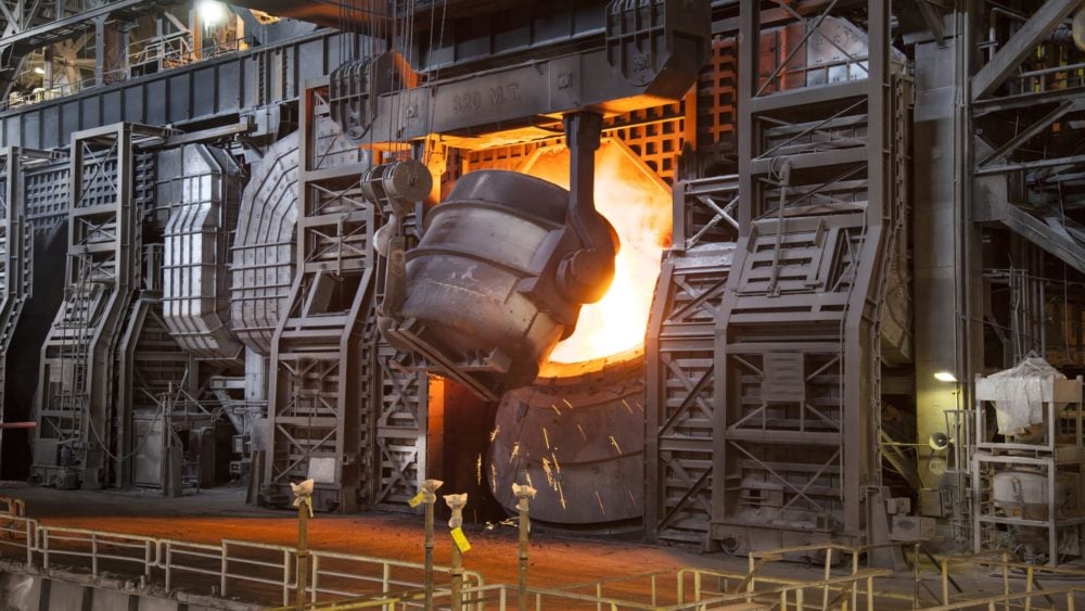 steel dynamics production plant
